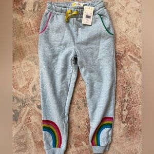 Mini Boden rainbow sweatpants NWT